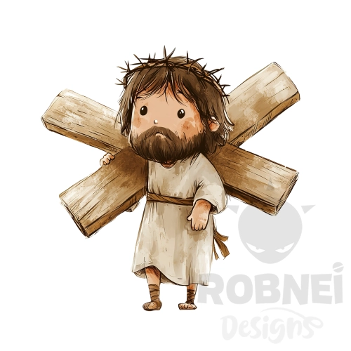 Jesus cargando la cruz 3